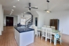 Adjacent four bedroom villas with backyard for rent in Vinhome Riverside Long Bien